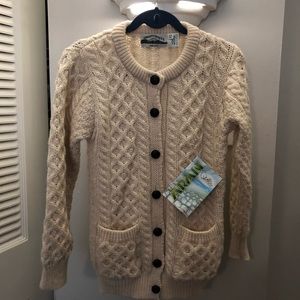 🍀Aran🐑Merino Wool Cardigan